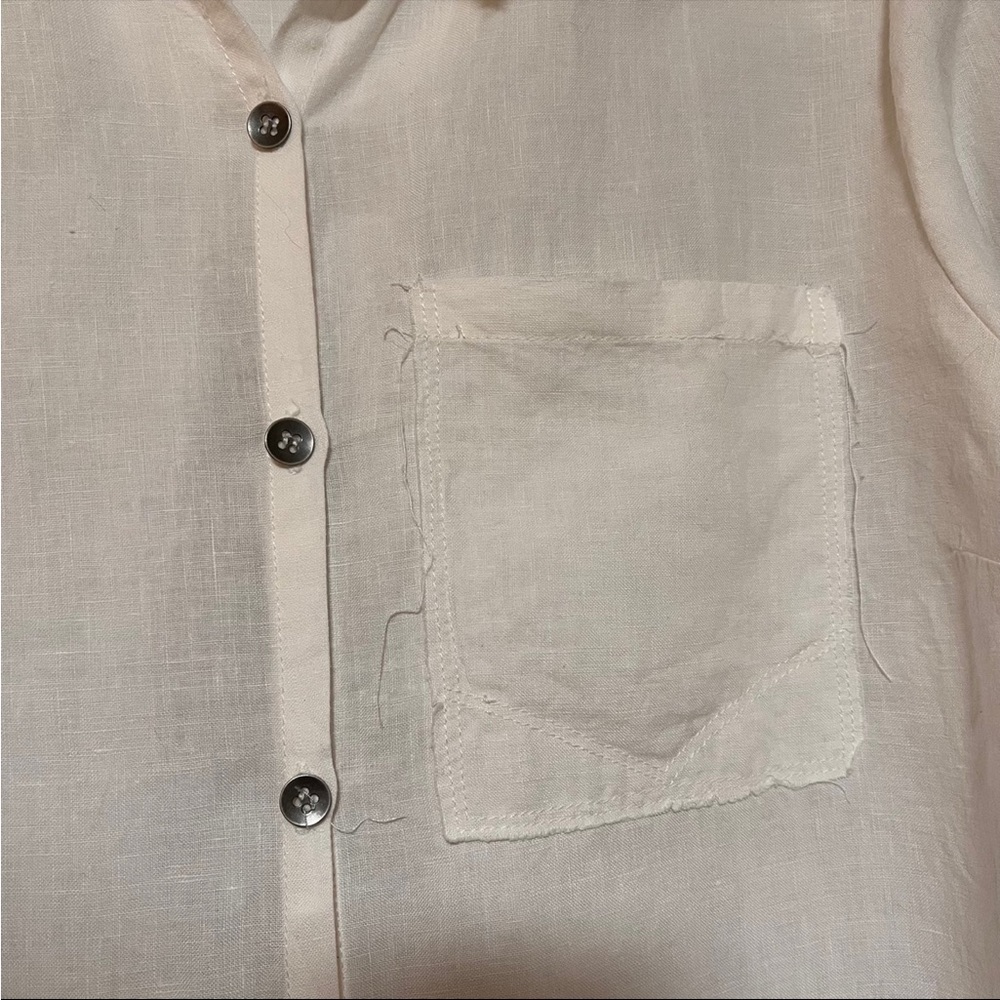 Distressed NOCTEX button down - Picture 4 of 9